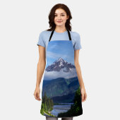 Alles over afdruk schort (Gedragen)