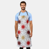 Alles over afdruk schort (Gedragen)