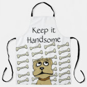 Alles over afdruk Schort Houd het handige Dog Bott (Voorkant)