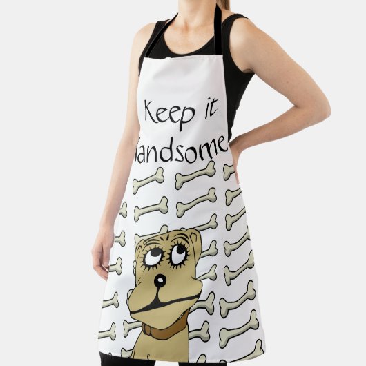 Alles over afdruk Schort Houd het handige Dog Bott (Insitu)