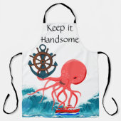 Alles over afdruk Schort Houd het handige octopus (Voorkant)