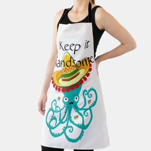 Alles over afdruk Schort Houd het handige octopus (Insitu)