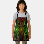 Alles-over-afdrukscherm voor spinnen en webs schort (Insitu)