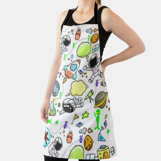 Alles over afdrukSchort Astronaut Aliens Space Schort (Insitu)