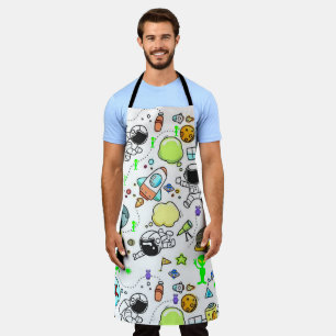 Alles over afdrukSchort Astronaut Aliens Space Schort