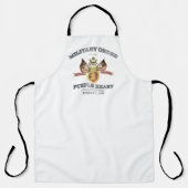 Alles-over-afdrukSchort "PAARSE HART" Schort (Voorkant)