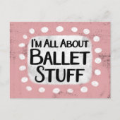 Alles over Ballet Stuff Briefkaart (Voorkant)