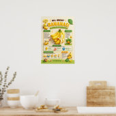 Alles over Bananen Poster (Keuken)