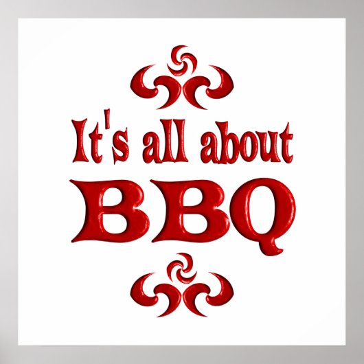 ALLES OVER BBQ POSTER (Voorkant)