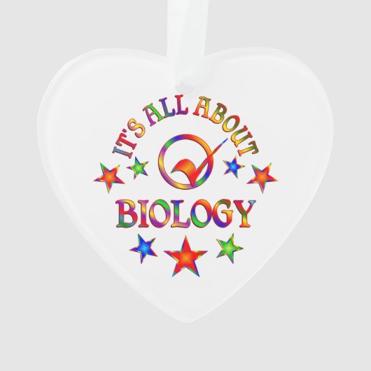 Alles over biologie ornament (achterkant)