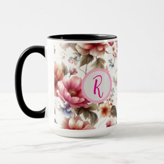 Alles over Bloemen Koffie Mok Cup (Links)