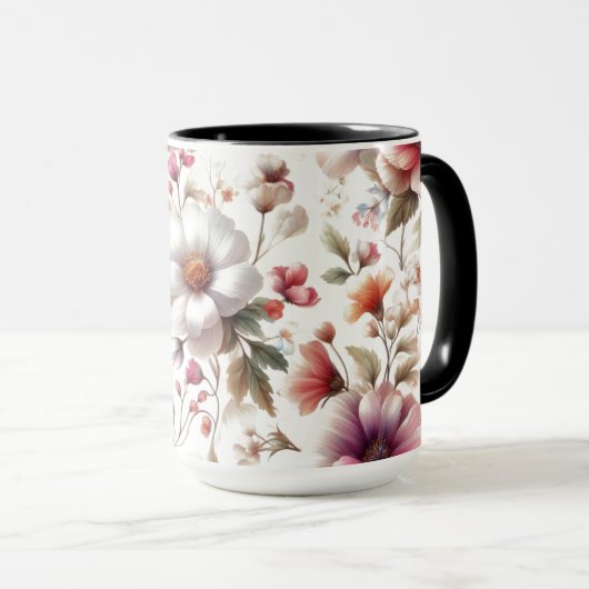 Alles over Bloemen  Koffie Mok Cup (Voorkant rechts)