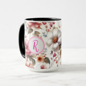 Alles over Bloemen Koffie Mok Cup (Voorkant links)