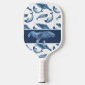 ALLES OVER BLUE WHALES Pickleball Paddle (Achterkant)