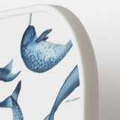 ALLES OVER BLUE WHALES Pickleball Paddle (Links Detail)