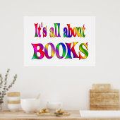 Alles over boeken poster (Keuken)