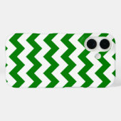 Alles over Chevron print Kelly Green en White Case-Mate iPhone Case (Achterkant (horizontaal))