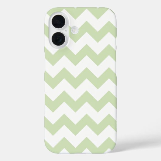 Alles over Chevron Print White en Bleek groen Case-Mate iPhone Case (Achterkant)