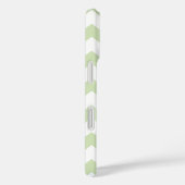 Alles over Chevron Print White en Bleek groen Case-Mate iPhone Case (Achterkant / Rechts)