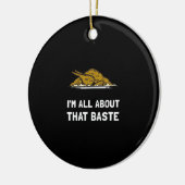 Alles over dat Baste Grappig Ontwerp voor Thanksgi Keramisch Ornament (Links)