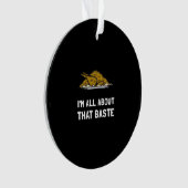 Alles over dat Baste Grappig Ontwerp voor Thanksgi Ornament (voorkant)