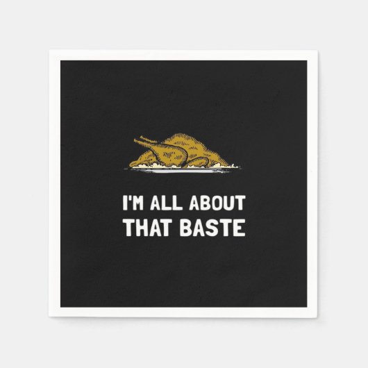 Alles over dat Baste Grappig Ontwerp voor Thanksgi Servet (Voorkant)