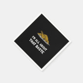 Alles over dat Baste Grappig Ontwerp voor Thanksgi Servet (Hoek)