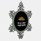 Alles over dat Baste Grappig Ontwerp voor Thanksgi Tin Sneeuwvlok Ornament (Links)