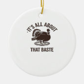 Alles over dat Baste kerst trendy Keramisch Ornament (Voorkant)