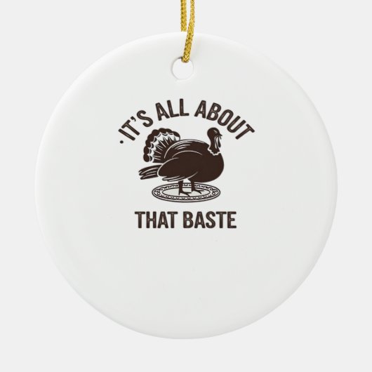 Alles over dat Baste kerst trendy Keramisch Ornament (Voorkant)