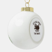 Alles over dat Baste kerst trendy Keramische Bal Ornament (Links)