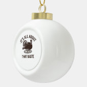 Alles over dat Baste kerst trendy Keramische Bal Ornament (Rechts)