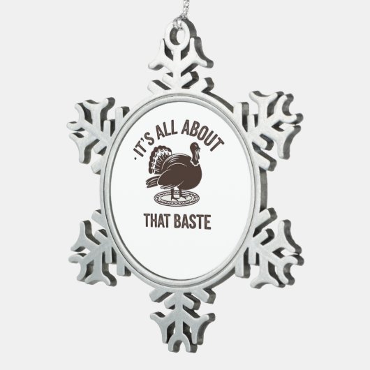 Alles over dat Baste kerst trendy Tin Sneeuwvlok Ornament (Rechts)