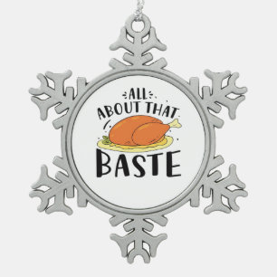 Alles over dat Baste ontwerp voor Thanksgiving Dag Tin Sneeuwvlok Ornament