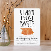 Alles over dat Baste Thanksgiving diner Bedankkaart