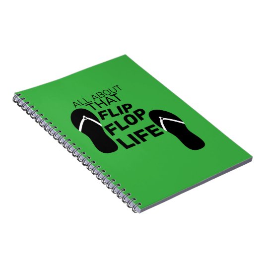 Alles over dat flipp Flop Life Notitieboek (Rechterzijde)