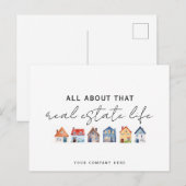 Alles over dat onroerend goed leven promotioneel briefkaart (Voorkant / Achterkant)