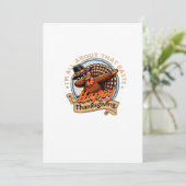 Alles over dat overgoten Gelukkig Thanksgiving Kla Feestdagenkaart (Staand voorkant)