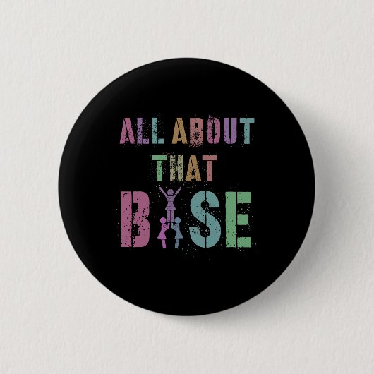 Alles over dat Se Cheerleading Team Cheer Squad Ronde Button 5,7 Cm (Voorkant)