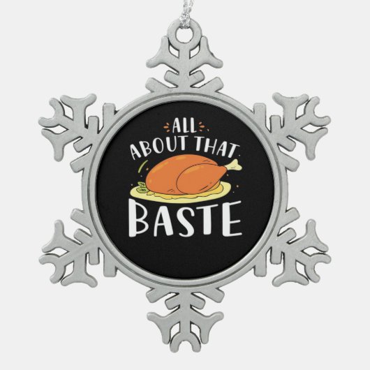 Alles over dat snelle ontwerp tin sneeuwvlok ornament (Voorkant)