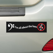 Alles over de baars - bumpersticker (Op auto)