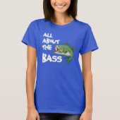 ALLES OVER DE BASS II-FUNNY VIST T-SHIRT (Voorkant)