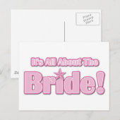 Alles over de bride briefkaart (Voorkant / Achterkant)
