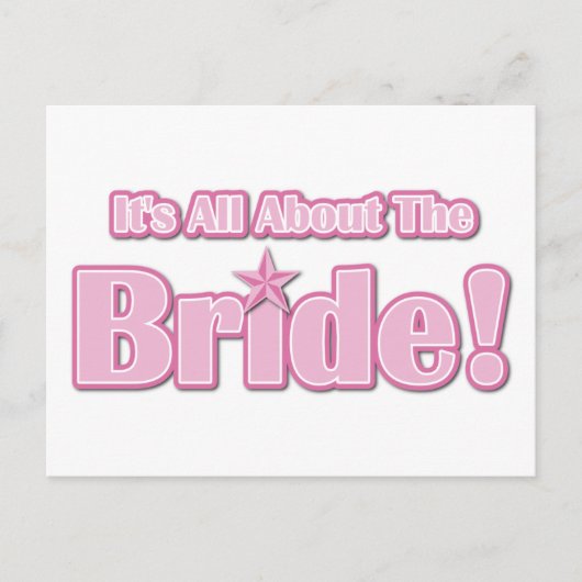 Alles over de bride briefkaart (Voorkant)