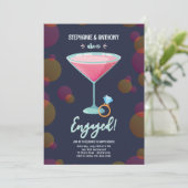 Alles over de bruid verlovingsfeest uitnodiging (Staand voorkant)