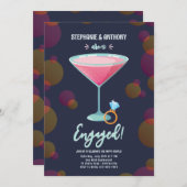 Alles over de bruid verlovingsfeest uitnodiging (Voorkant / Achterkant)