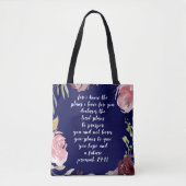 Alles over de canvas tas van de gedrukte inspirere (Voorkant)