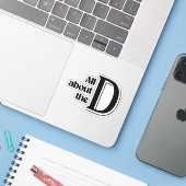 Alles over de D Sticker (Laptop met iPhone)
