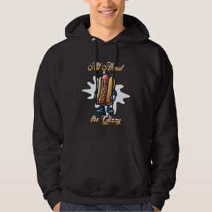 Alles over de Glizzy   Grappige hotdog humor Hoodie