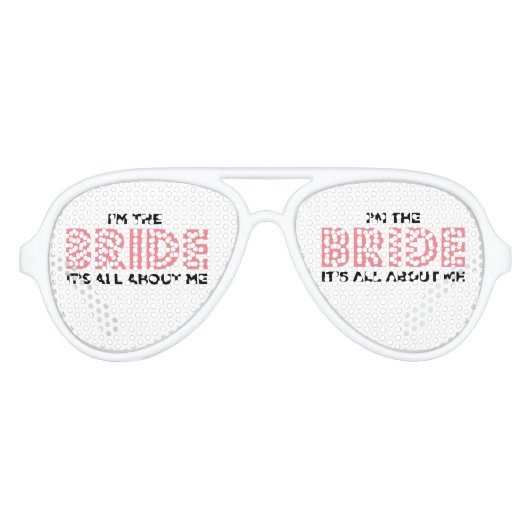 Alles over de roze bride aviator zonnebril (Voorkant)